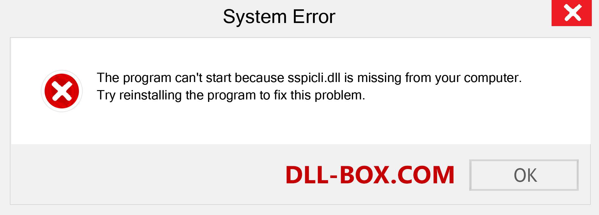 sspicli.dll file is missing?. Download for Windows 7, 8, 10 - Fix  sspicli dll Missing Error on Windows, photos, images